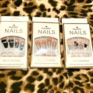 Beautiful Nails DIY Set - Black and Pink